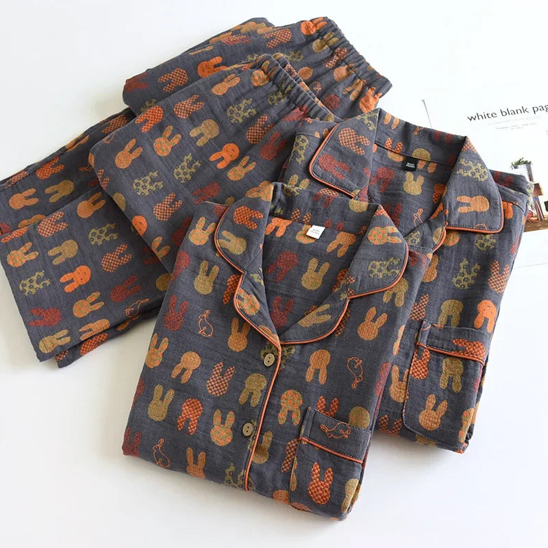 Couple Cotton Cozy Pajamas