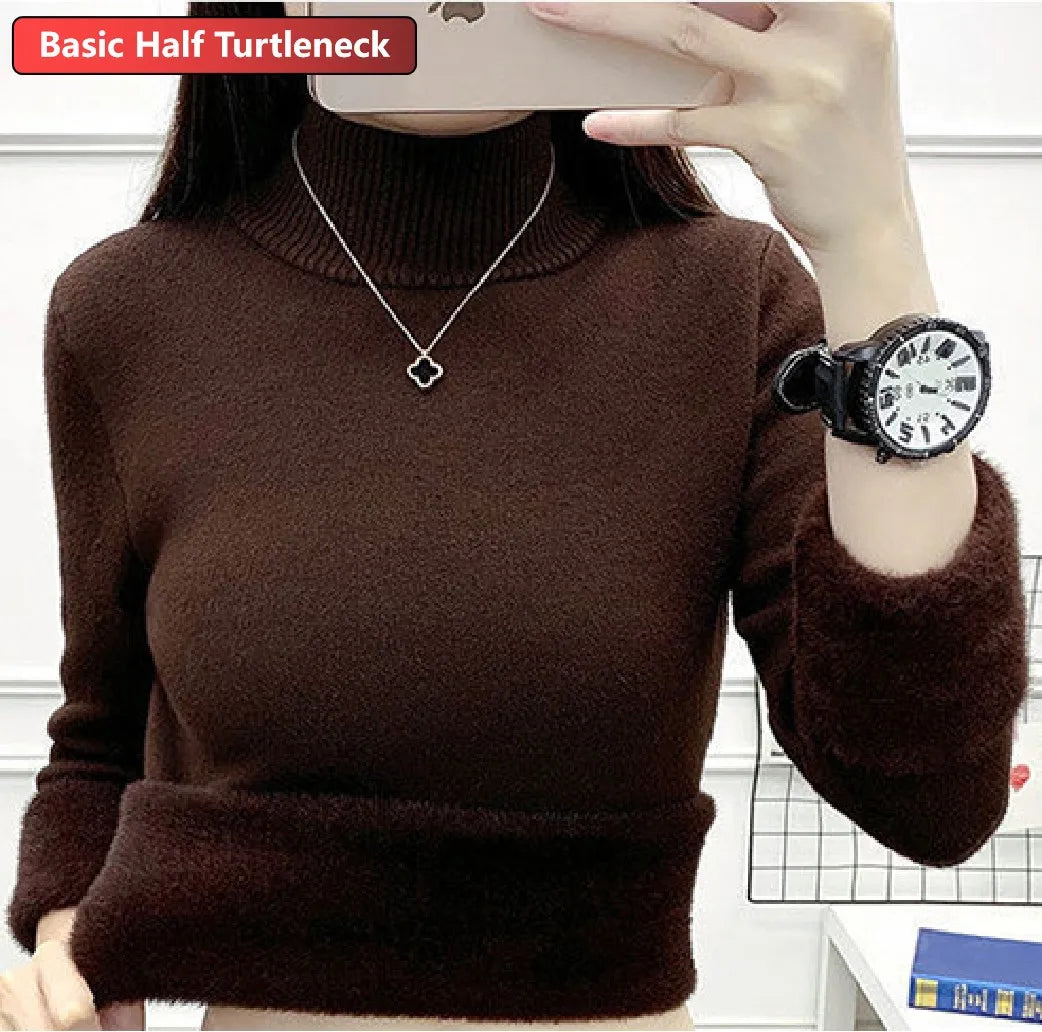 Warm Slim Turtleneck