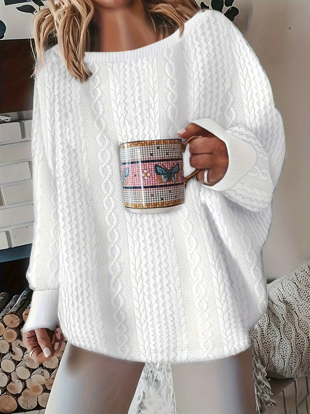 Chunky Knit Loose Fit Sweater