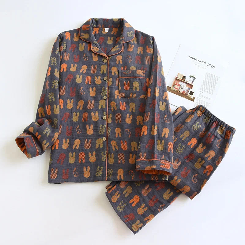 Couple Cotton Cozy Pajamas