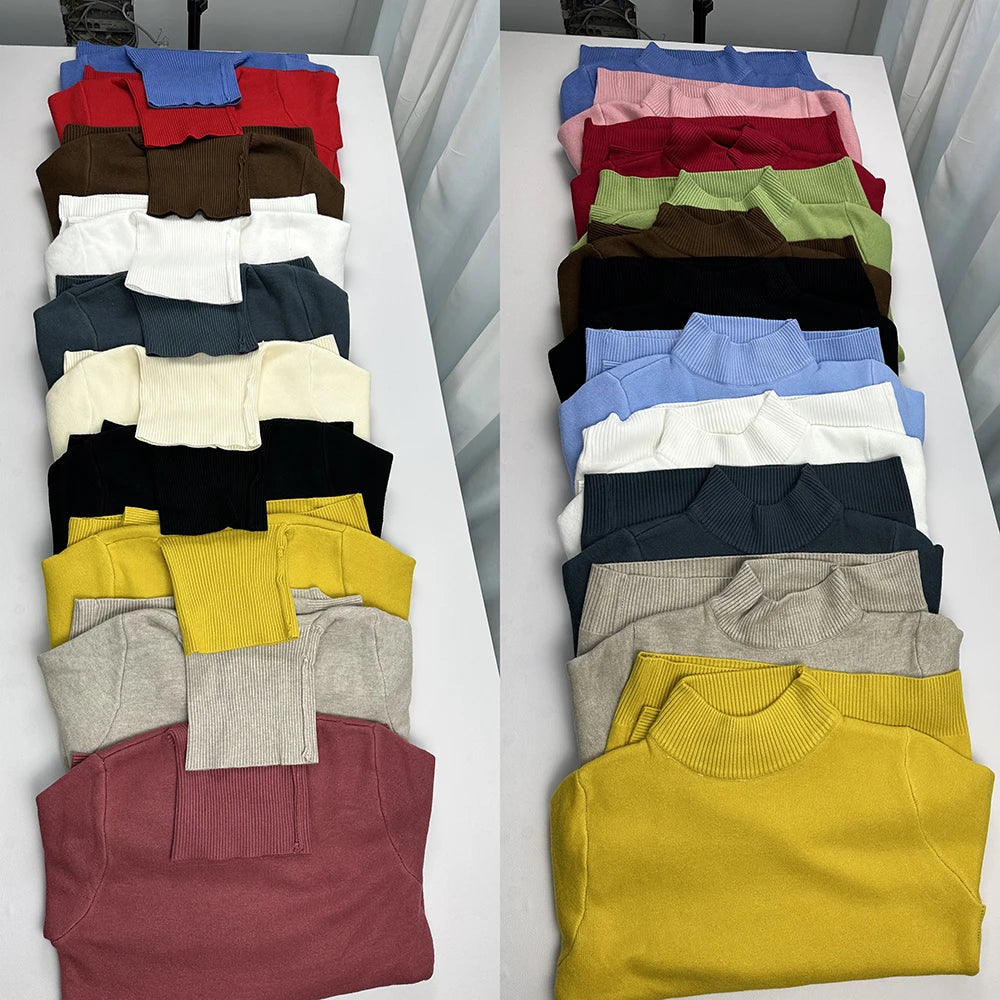 Warm Slim Turtleneck