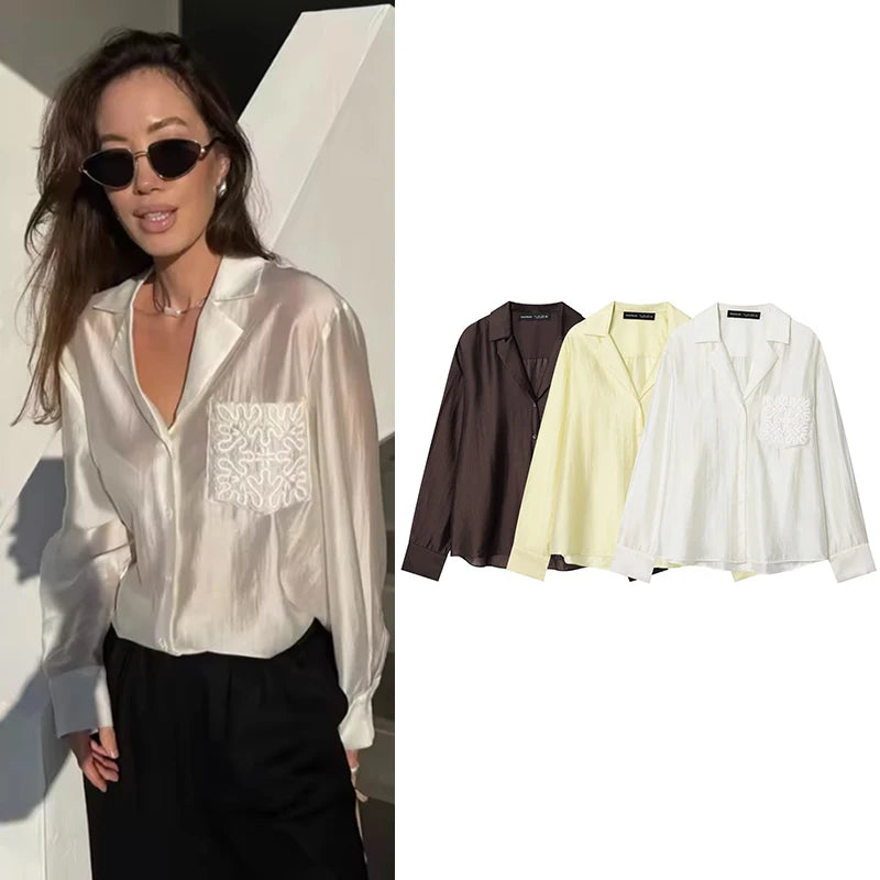 Chic Casual Office Shirt for Women