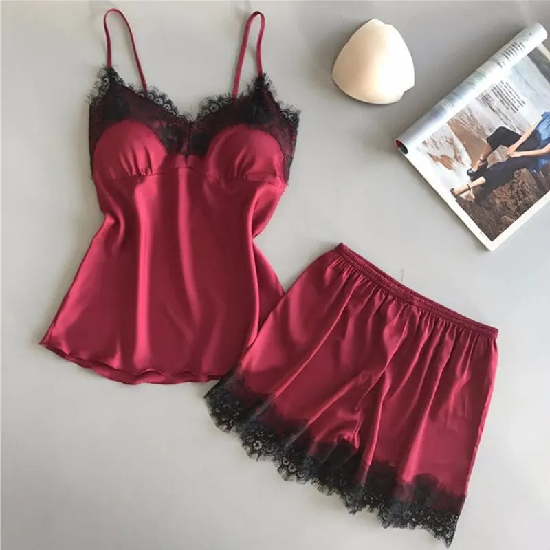 Sexy Lace Sleepwear Set