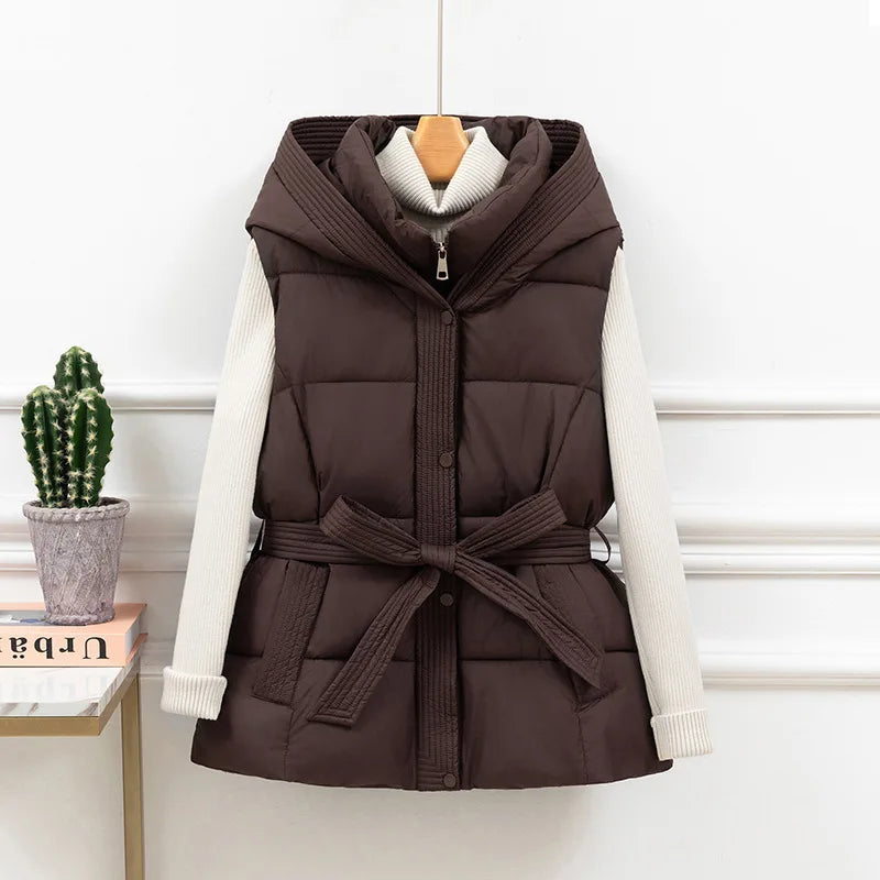 Cropped Puffer Vest