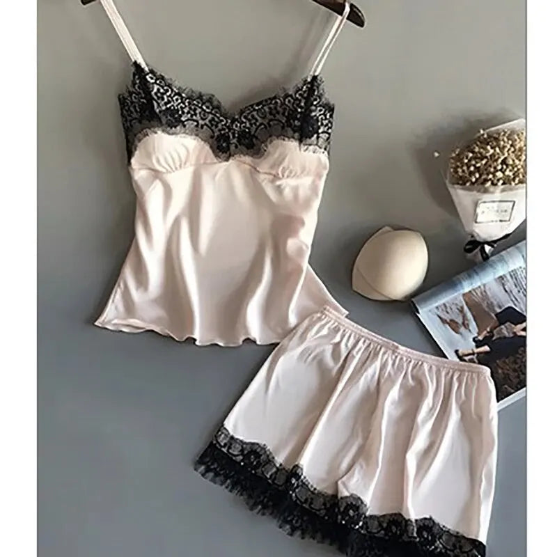 Sexy Lace Sleepwear Set