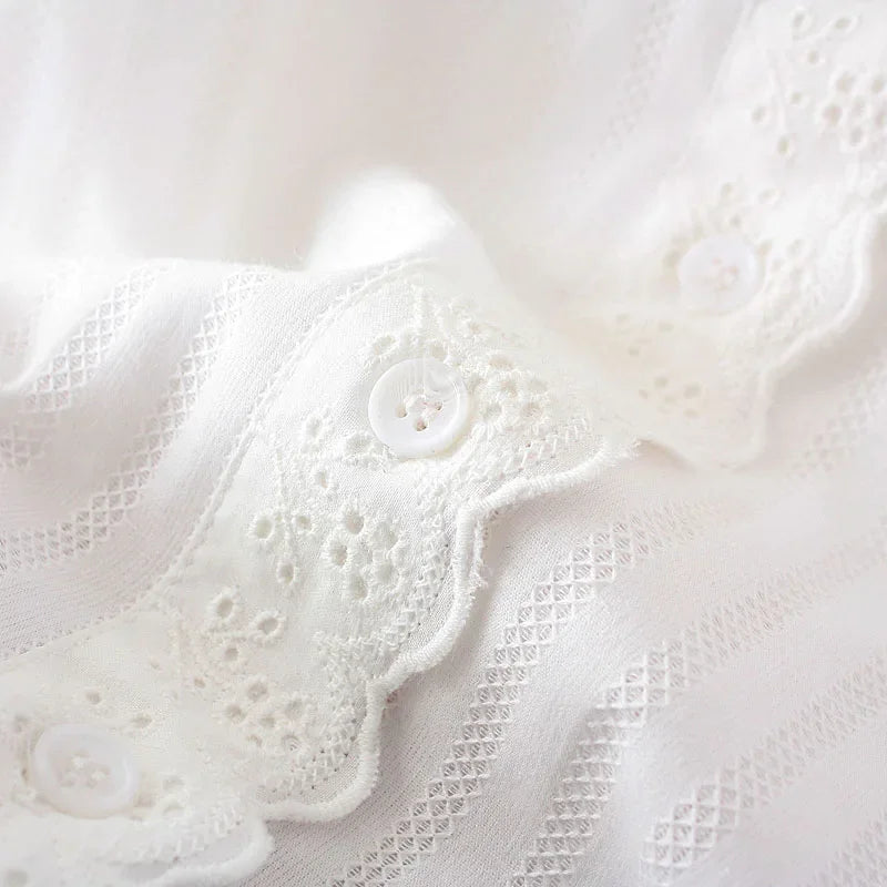 Soft Cotton Lace Blouse