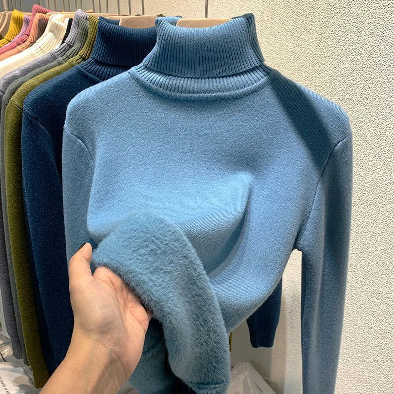 Warm Slim Turtleneck