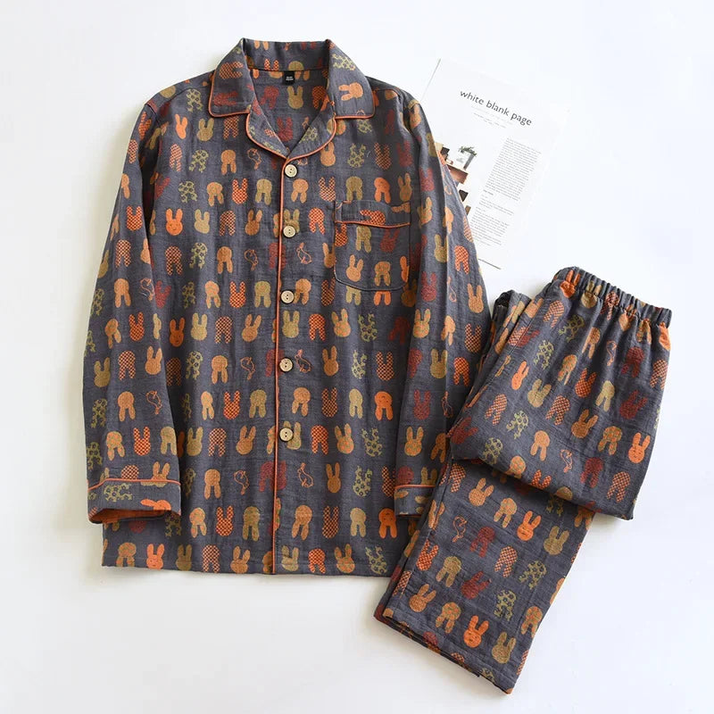 Couple Cotton Cozy Pajamas