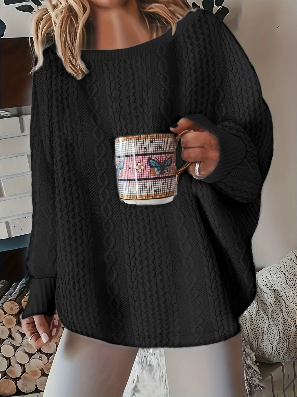 Chunky Knit Loose Fit Sweater