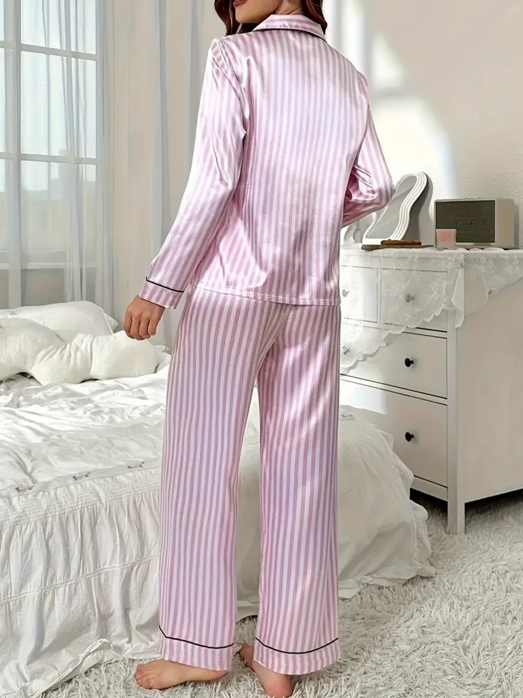 Striped Cozy Pajama Set