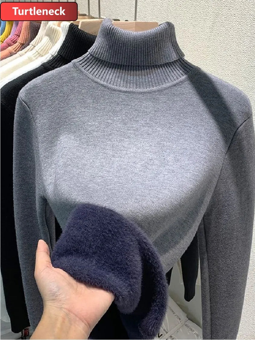 Warm Slim Turtleneck