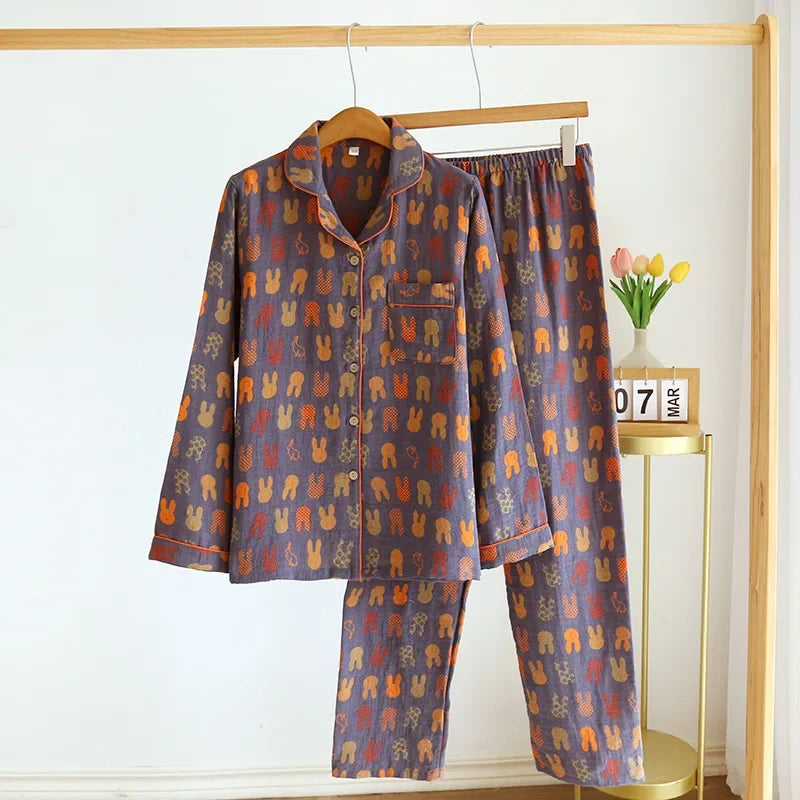 Couple Cotton Cozy Pajamas